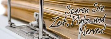 Sparen Sie Zeit, pLatz und Nerven!